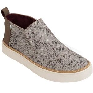 TOMS PAXTON MID-TOP SLIP-ON SNEAKER snake print 5